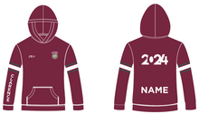 Load image into Gallery viewer, Clarence High School 2024 Celebration Hoodie Maroon - With Stripes