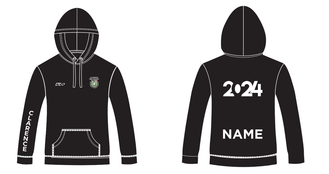 Clarence High School 2024 Celebration Hoodie Black